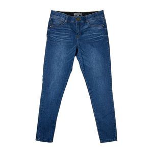 WIT & WISDOM Size 10 Ab Solution High Waist Skinny Ankle Skimmer Jean Blue Denim